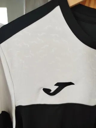 Camiseta Joma Talla L Negra y Rosa