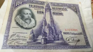 Lotto di Banconote Antiche del Banco de España