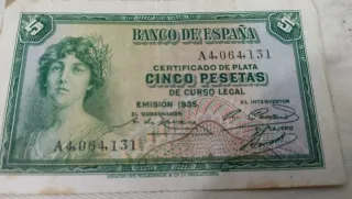 Lotto di Banconote Antiche del Banco de España