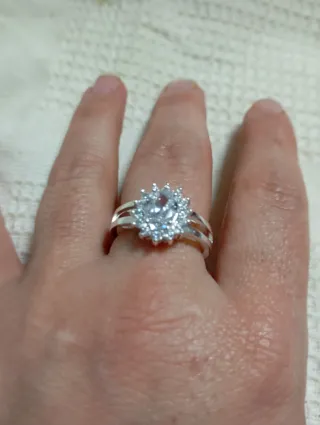 Anillo Plata con Circonitas