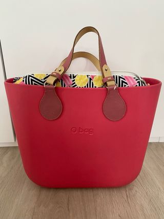 Bolso O bag fucsia y multicolor