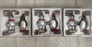 Adornos IKEA VINTER 2020 Oso y Pingüino (ed.limit)