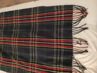 Bufanda unisex cuadros 171cm