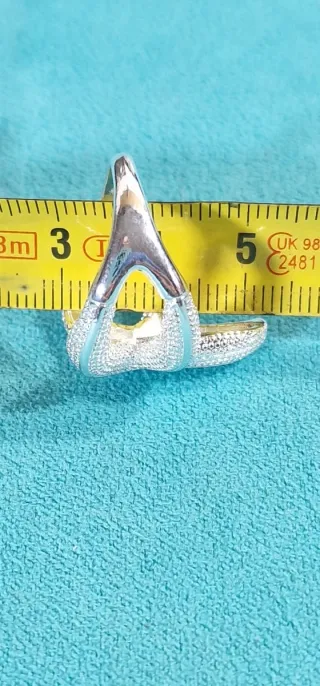 Estrella de Plata Brillante " 7gr " (1,8cm)