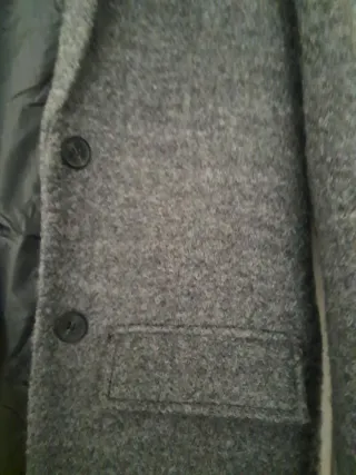 Abrigo gris Green Coast Talla XS