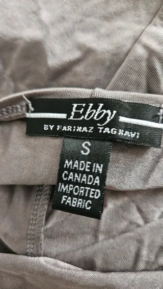 Top manga 3/4 drapeado plata