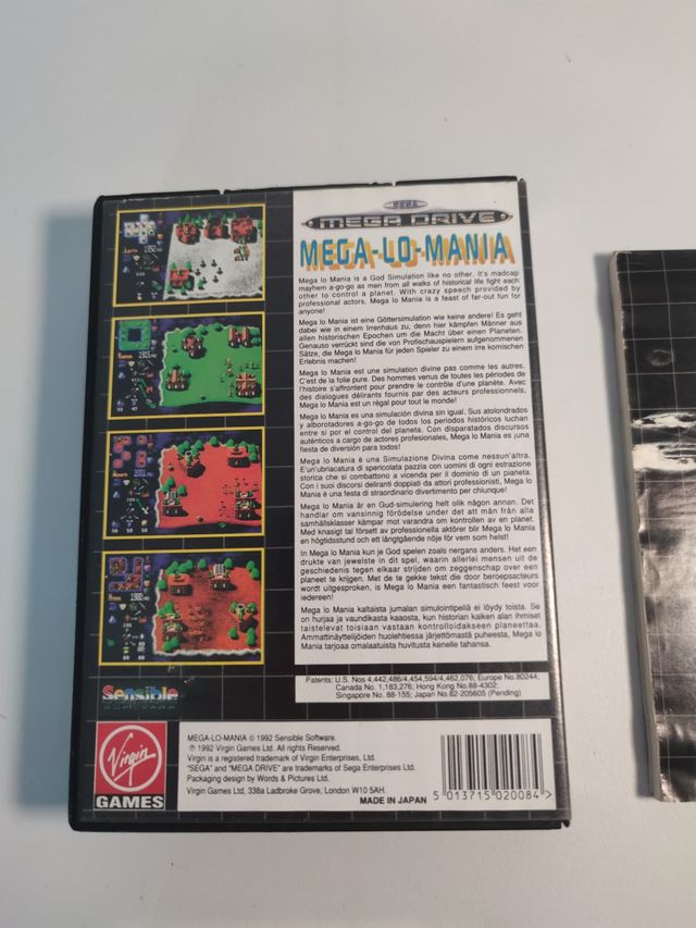 Mega-Lo-Mania Sega Megadrive