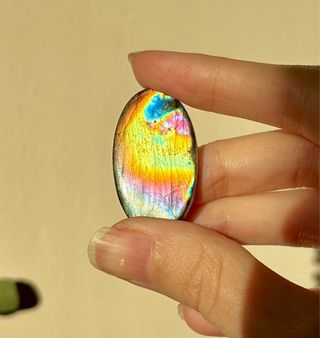 Piedra Labradorita Arcoíris para colgante