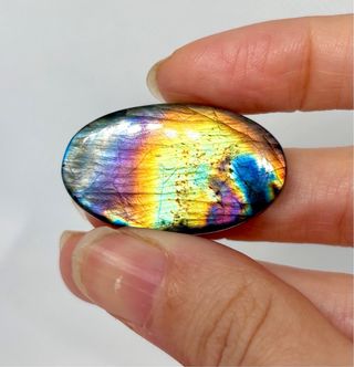 Piedra Labradorita Arcoíris para colgante