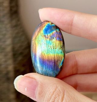 Piedra Labradorita Arcoíris para colgante