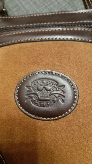 Borsa tracolla scamosciata marrone