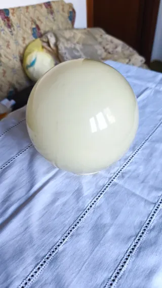 Paralume rotondo in vetro