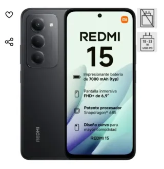 Xiaomi Redmi 15C 5G Nero 256GB