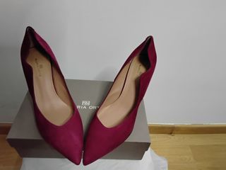 Zapatos tacón Gloria Ortiz fucsia