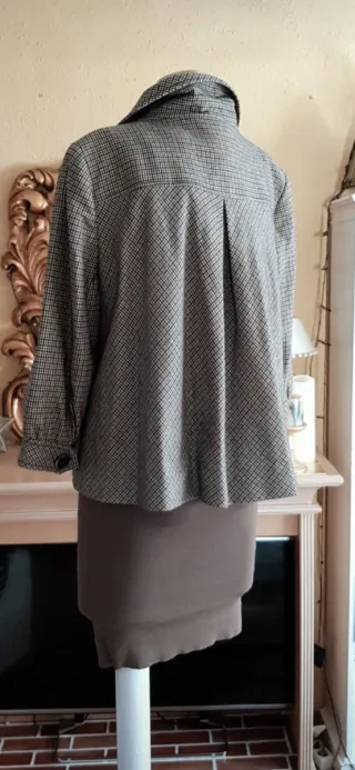 Chaqueta corta Príncipe de Gales