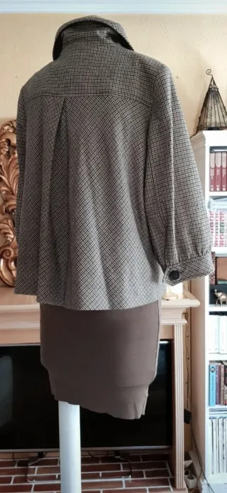 Chaqueta corta Príncipe de Gales