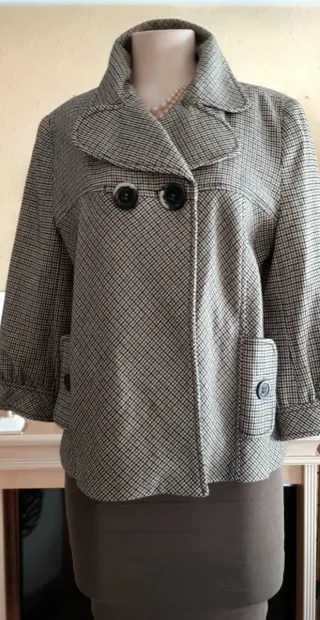 Chaqueta corta Príncipe de Gales