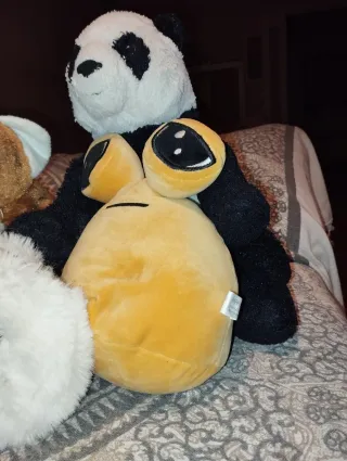 Lote Peluches Oso Panda, Tigre, Búho y Alien