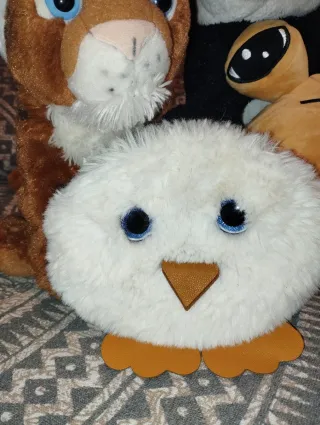 Lote Peluches Oso Panda, Tigre, Búho y Alien