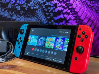 Nintendo Switch con giochi e accessori!