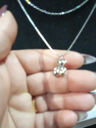 Conjunto Tous Acero Inoxidable Oso 3D