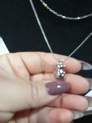 Conjunto Tous Acero Inoxidable Oso 3D