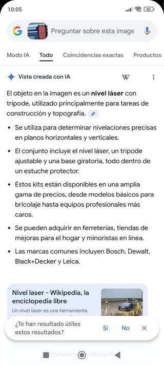 Nivel Láser con trípode y accesorios