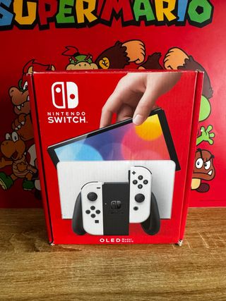 Nintendo Switch OLED CÓMO NUEVA AÚN CON PLÁSTICOS