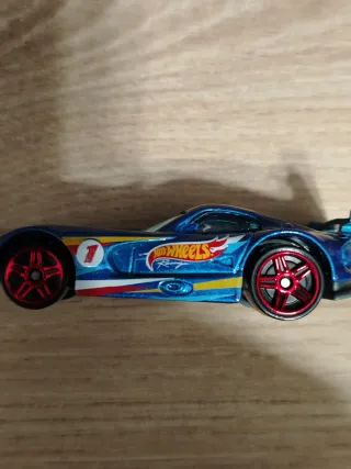 Hot Wheels Viper SRT Blu