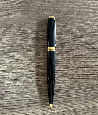 Bolígrafo Dupont Negro y Dorado