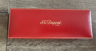 Bolígrafo Dupont Negro y Dorado