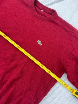 Jersey cuello redondo Lacoste Burdeos talla XXL
