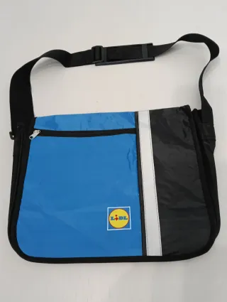 Bolsa Lidl azul y negra
