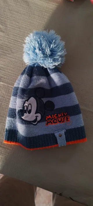 Gorro bebé Disney Mickey Mouse azul