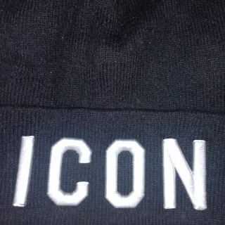 Gorro negro ICON Dsquared2