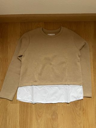 Jersey Sfera beige/blanco Talla S