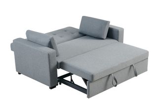 Sofá Cama Gris Tela