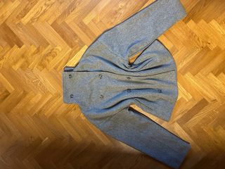 Cappotto corto grigio donna