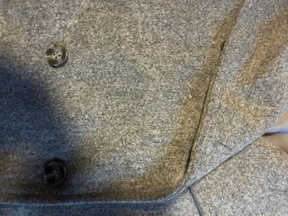 Cappotto corto grigio donna