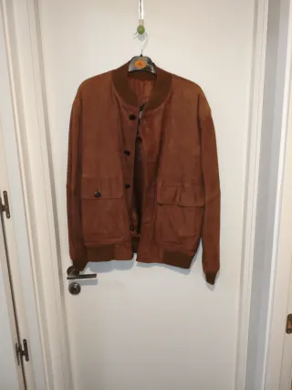 Cazadora Ante Serra Marrón