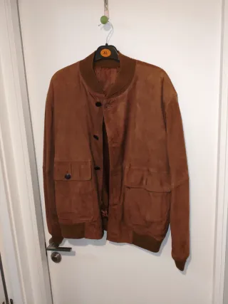 Cazadora Ante Serra Marrón