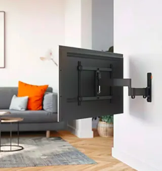 TV LG 60 + soporte pared + Mueble Blanco