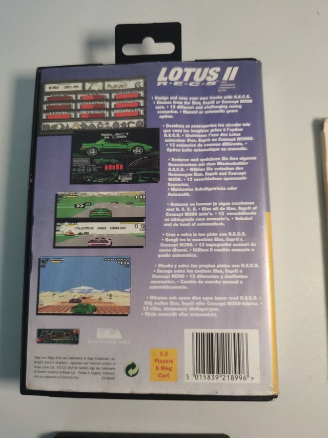 Lotus II R.E.C.S. Sega Megadrive