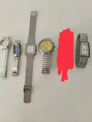 Lote de 5 Relojes