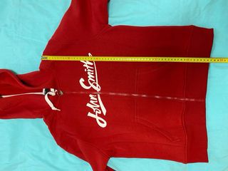 Sudadera John Smith Roja Cremallera