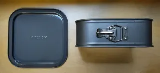 Lote 4 moldes horno:cuadrado, rectangular,redondo