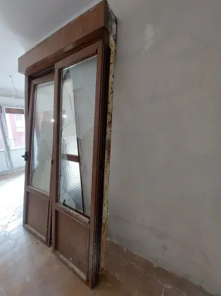 Ventana balconera aluminio RPT 1.42x2.18