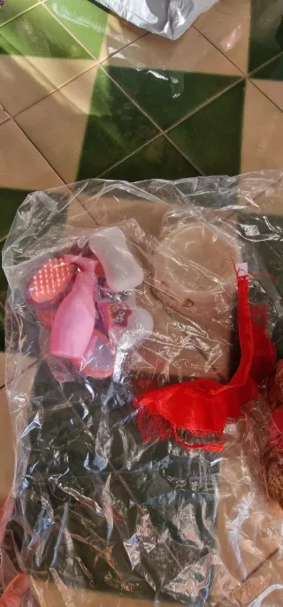 Peluche perro con accesorios