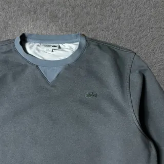 Sudadera Lacoste Sport Gris Original
