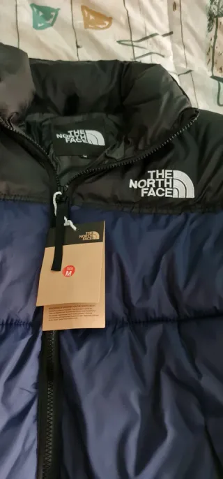 Cazadora The North Face Negra y Azul Talla M